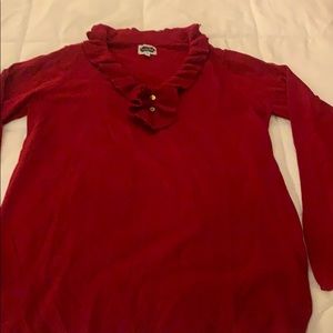 Dark Red Mud Pie sweater